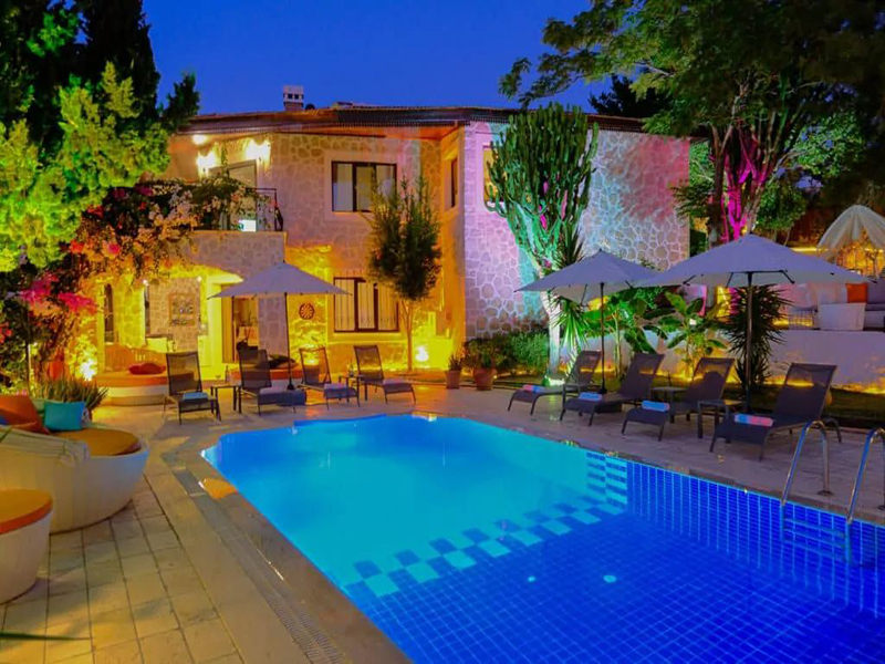 Picturesque sea view Villa Kalkan